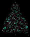 A BATHING APE BAPE x 88RISING GLOW IN THE DARK CAMO SHARK FULL ZIP HOODIE