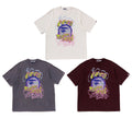 A BATHING APE HEAVY WASHED LOGO RELAXED FIT TEE