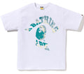 A BATHING APE TIE DYE TWIST COLLEGE TEE