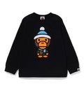 A BATHING APE BAPE KIDS BABY MILO WINTER BOA L/S TEE