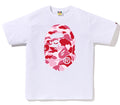 A BATHING APE ABC CAMO BIG APE HEAD TEE
