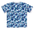 A BATHING APE BAPE KIDS ABC CAMO APE & MILO ONE POINT TEE
