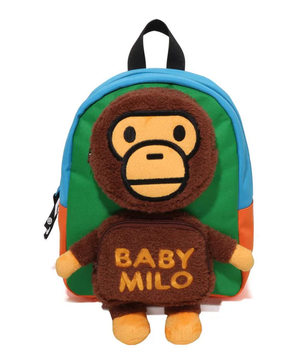 A BATHING APE BAPE KIDS BABY MILO MULTI COLOR DAYPACK
