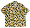 A BATHING APE BAPE x EU ( EMOTIONALY UNAVAILABLE ) OPEN COLLAR SS SHIRT