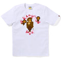 A BATHING APE Ladies' ABC CAMO COLLEGE MILO TEE