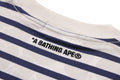 A BATHING APE SOLID CAMO STRIPE ONE POINT RELAXED FIT TEE