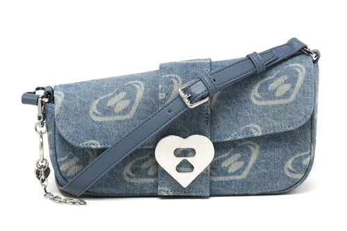A BATHING APE APEE Ladies' PATTERN DENIM HANDBAG #2