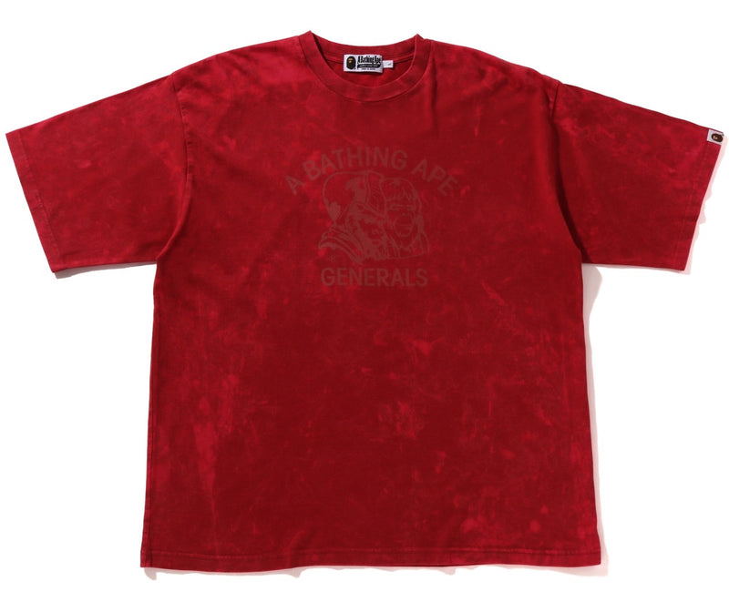 A BATHING APE PIGMENT DYE GENERALS RELAXED FIT TEE