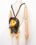 A BATHING APE Ladies' 1ST CAMO BABY MILO PLUSH DOLL BACKPACK