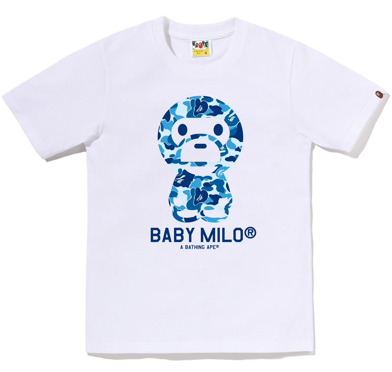 A BATHING APE Ladies' ABC CAMO BABY MILO TEE