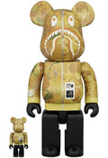 A BATHING APE BAPE x MEDICOM TOY VGH SUNFLOWER SHARK BE@RBRICK 100%&400% SET