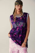 A BATHING APE Ladies' COLOR CAMO STRAIGHT SWEAT PANTS