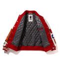 A BATHING APE SHARK VARSITY JACKET