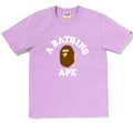 A BATHING APE Ladies' COLLEGE TEE