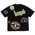 A BATHING APE MULTI ARCHIVE MOTIF RELAXED FIT TEE