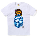 A BATHING APE Ladies' ABC CAMO LISA ON APE HEAD TEE