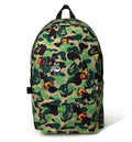 A BATHING APE BABY MILO STORE ABC MILO ALL FRIENDS CAMO BACKPACK