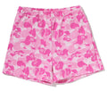 A BATHING APE Ladies' BABY LISA ABC CAMO SWEAT SHORTS