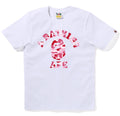 A BATHING APE Ladies' ABC CAMO COLLEGE TEE