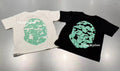 A BATHING APE BAPE KIDS GLOW IN THE DARK CAMO NIG APE HEAD TEE