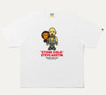 A BATHING APE WWE x BAPE x TOPPS BABY MILO RELAXED FIT TEE ( STEVE AUSTIN )