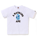 A BATHING APE BAPE KIDS ABC CAMO COLLEGE TEE