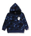 A BATHING APE BAPE KIDS COLOR CAMO APE HEAD RELAXED FIT PULLOVER HOODIE