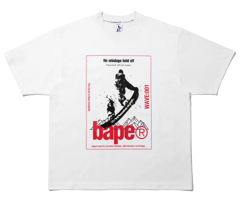 A BATHING APE BAPE BY KAZUKO KURAISHI SKATE RELAXED FIT TEE
