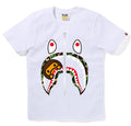 A BATHING APE Ladies' ABC CAMO MILO SHARK TEE