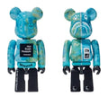 A BATHING APE BAPE x MEDICOM TOY VGH ALMOND BLOSSOM SHARK BE@RBRICK 100%&400% SET