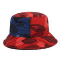 A BATHING APE COLOR CAMO CRAZY PATTERN BUCKET HAT