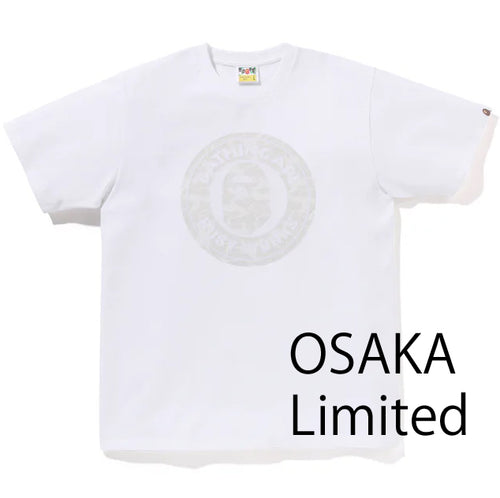 A BATHING APE UMEDA SOLID CAMO BUSY WORKS TEE ( OSAKA Limited )