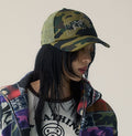 A BATHING APE Ladies' 1ST CAMO CRYSTAL STONE BAPE STA LOGO MESH CAP