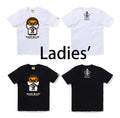 A BATHING APE Ladies' BABY MILO COLLEGE TEE