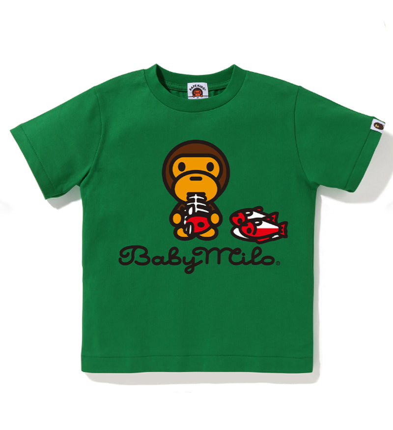 A BATHING APE BAPE KIDS BABY MILO EATING TEE