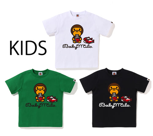 A BATHING APE BAPE KIDS BABY MILO EATING TEE