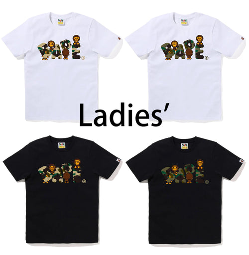 A BATHING APE Ladies' BABY MILO COLLEGE TEE – happyjagabee store