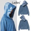 A BATHING APE Ladies' INDIGO SHARK FULL ZIP HOODIE ( WIDE FIT )