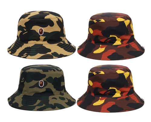 A BATHING APE 1ST CAMO ONE POINT REVERSIBLE HAT