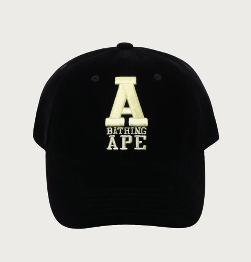 A BATHING APE LOGO PANEL CAP