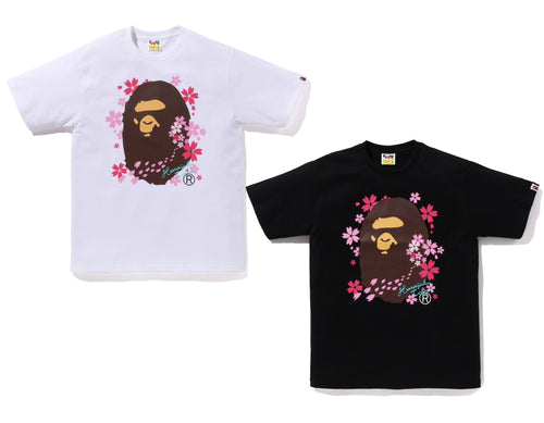 A BATHING APE SAKURA APE HEAD TEE