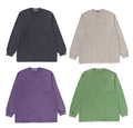 A BATHING APE GARMENT DYE ONE POINT RELAXED FIT L/S TEE