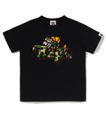 A BATHING APE BAPE KIDS ABC CAMO SHARK MILO ON BAPE TEE
