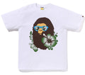 A BATHING APE ABC RESORT CAMO APE HEAD TEE