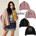 A BATHING APE Ladies' SHARK MA-1 JACKET