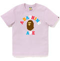 A BATHING APE Ladies' COLORS COLLEGE TEE