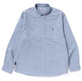 A BATHING APE ONE POINT CORDURA OXFORD SHIRT ( RELAXED FIT )