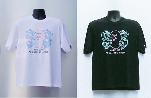 A BATHING APE BAPE x 88RISING NEON LOGO RELAXED FIT TEE