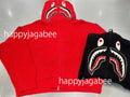 A BATHING APE SHARK FULL ZIP KNIT HOODIE