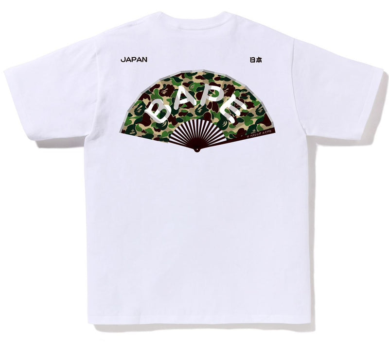 A BATHING APE JAPANESE FAN TEE ( JAPAN LIMITED )